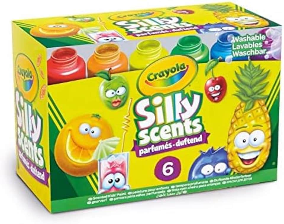 image 1 of Crayola Silly Scents Washable Paint Set 6 Count