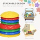 image 6 of ZONEKIZ 8PCs Balance Stepping Stones w Non-Slip Mats for Ages 3-8 Years