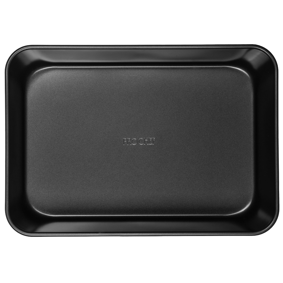 image 1 of Prochef Large Roasting Tin & Baking Tray Non-Stick Deep Sides Grey | L