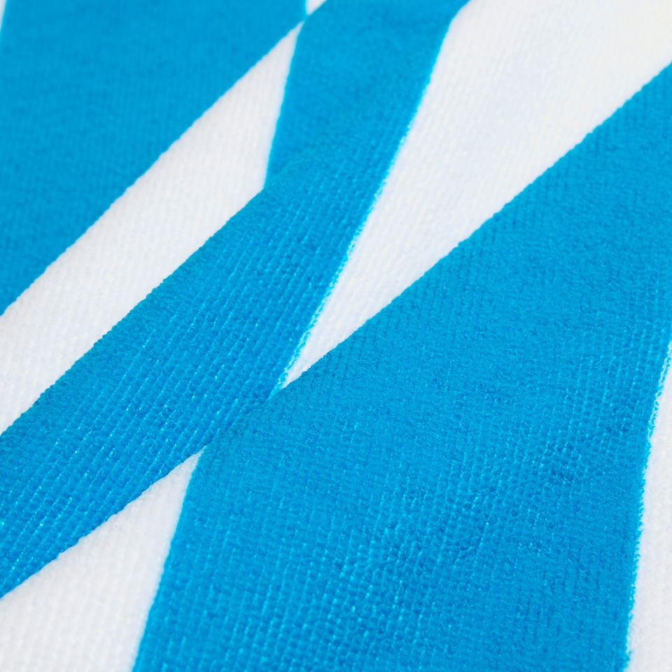 image 1 of OHS Vertical Stripe Soft Absorbent Quick Drying Travel Holiday Summer Beach Bath Towel Orange | One size