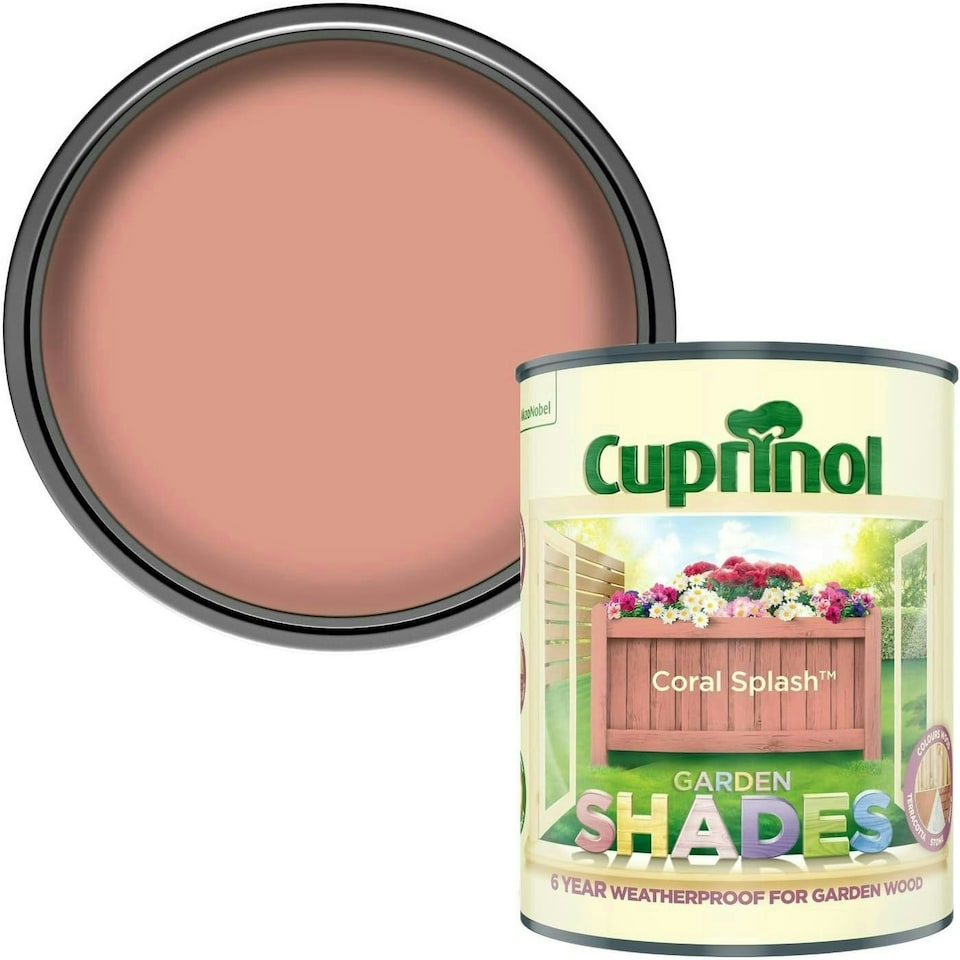 image 1 of Cuprinol Garden Shades 1L Coral Splash