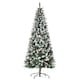 image 1 of HOMCOM 6FT Artificial Christmas Tree Xmas Indoor Decoration w/ Pinecone