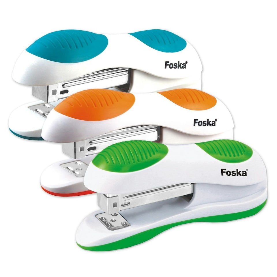 image 1 of Foska Coloured Grip Stapler (20 Sheets)