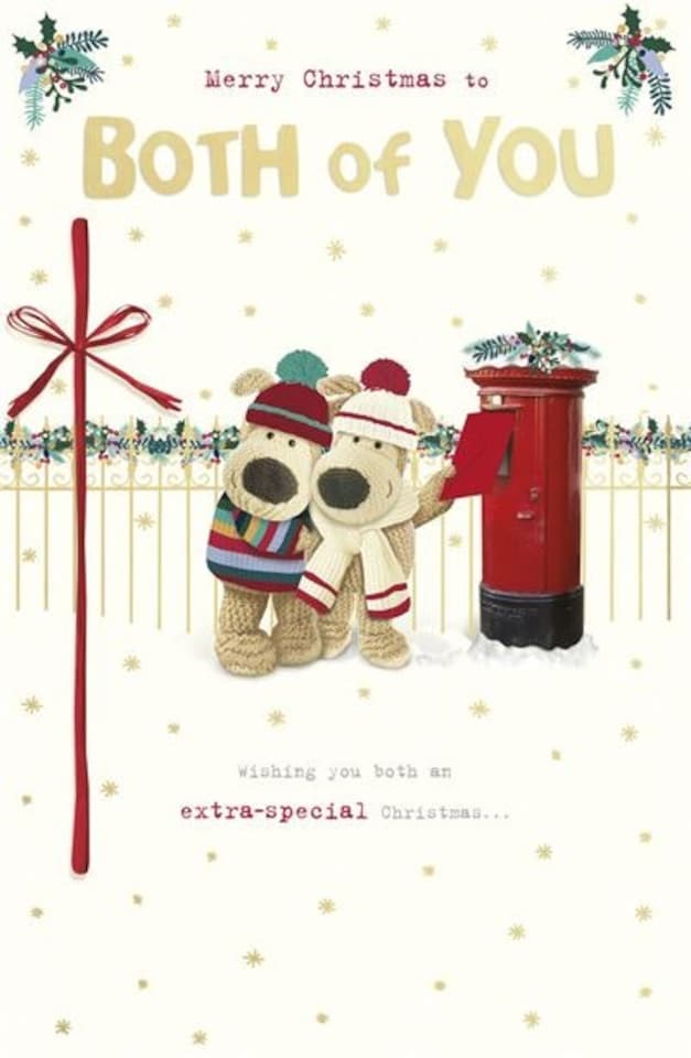 image 1 of Boofles Posting Letter To Both Of You Christmas Card