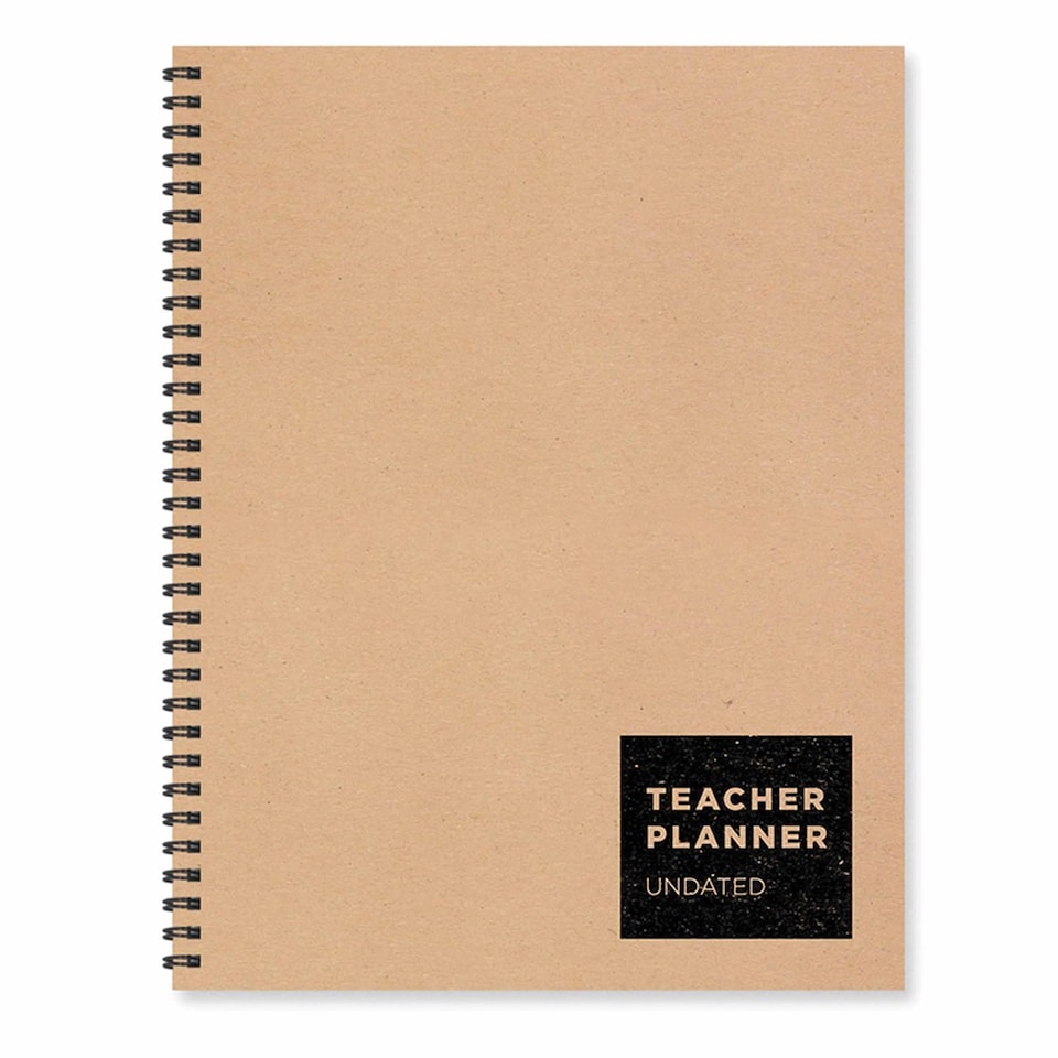 image 1 of Teacher Academic Perpetual A4 Diary, Perpetual Calendars and Diaries, Week To View, Basics, Gift