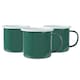 image 1 of Argon Tableware Coloured Enamel Mugs - 375ml - Green - Pack of 6 Green
