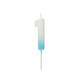 image 2 of Blue Ombre Number '1' Celebration Candle