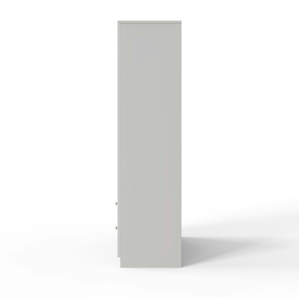 image 1 of FWStyle Artus Shaker 2 Door 2 Drawer Combination Wardrobe Matt White White