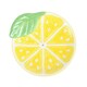 image 3 of Something Different Lemon Slice Incense Holder - Yellow/Green/White - One Size