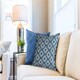 image 2 of Nevada Cushion Cover 43cm x 43cm Navy | Blue | Blue