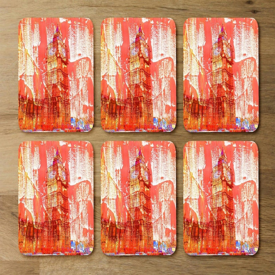 image 1 of CRAZY RED BEN (Coaster)