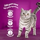 image 5 of 120 x 85g Whiskas 1+ Poultry Feasts Mixed Adult Wet Cat Food Pouches in Jelly 3 x 40pk
