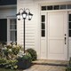 image 2 of Outsunny Solar Lamp Post Dusk-to-Dawn Sensor 185 cm Black | Black | Black | 52 x 52 x 185 cm