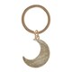 image 2 of Something Different Autumn Magic Moon Keyring - Gold/Orange - One Size