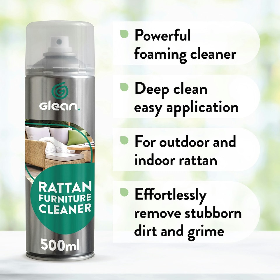 image 1 of Glean Rattan Furniture Foaming Cleaner - 500ml - 2-Pack