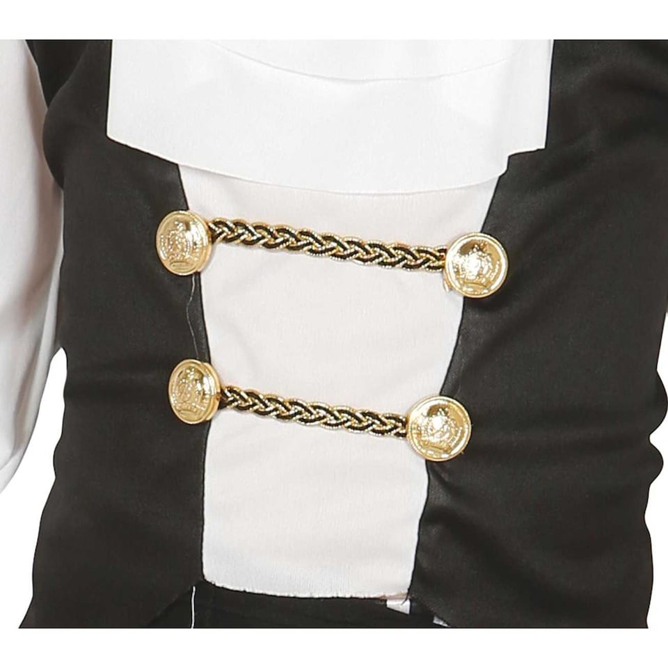 image 1 of Fiestas Guirca Childrens/Kids Buccaneer Pirate Costume Set | White | White/Black | 10-12 years | 1