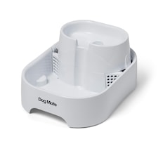 Dog Mate Large Two-level Six-litre Pet Fountain – White (385) White