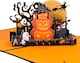 image 2 of Pumpkins With Witchlight Night 3D Pop Up Halloween Card