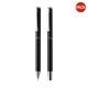 image 1 of Swiss Peak Cedar Recycled Pen Set (Pack of 2) - Black - 14cm x 1.2cm
