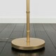 image 3 of ValueLights Monkey Animal Quirky Modern Gold Floor Lamp With White Shade White