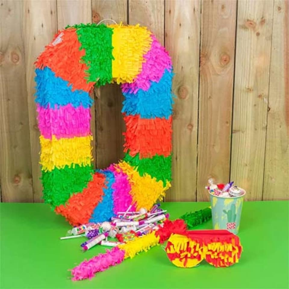 image 1 of Number 0 Standard Pinata 50cm
