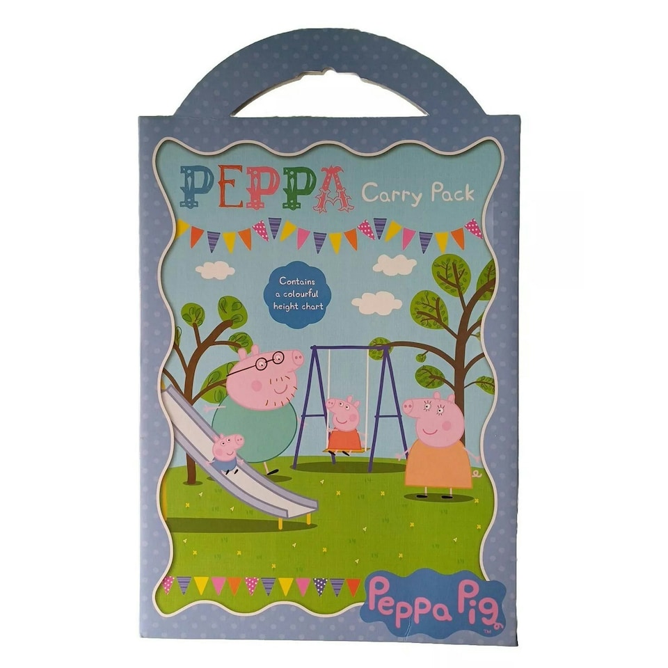 image 1 of Peppa Pig Characters Art Carry Case - Multicoloured - One Size
