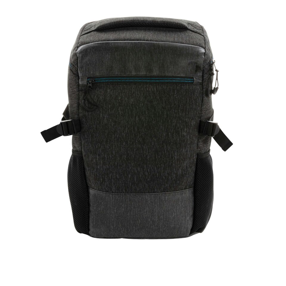 image 1 of XD Collection PVC Free Easy Access Laptop Backpack - Black - One Size Black