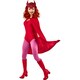 image 2 of WandaVision Womens/Ladies Deluxe Scarlet Witch Costume - Red/Pink - L L