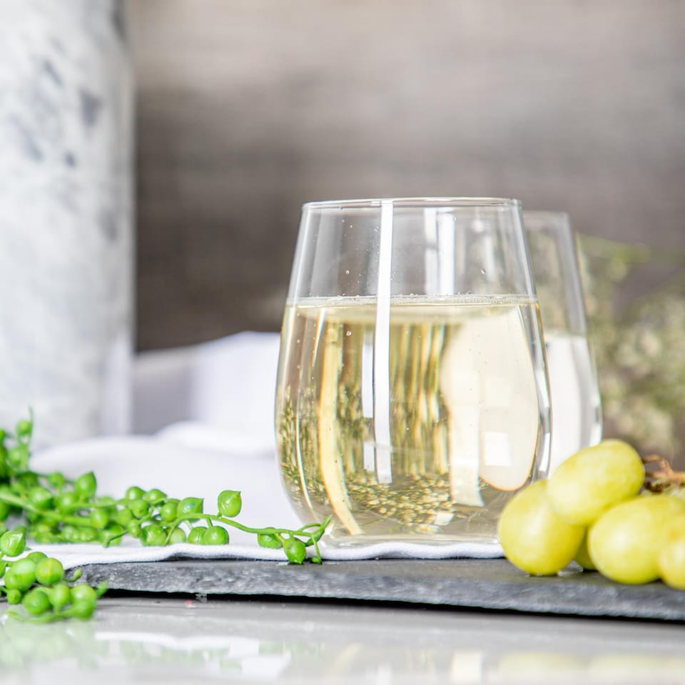 image 1 of LAV 12pc Gaia Stemless Wine Glasses Set - Clear | Clear | Clear | 12