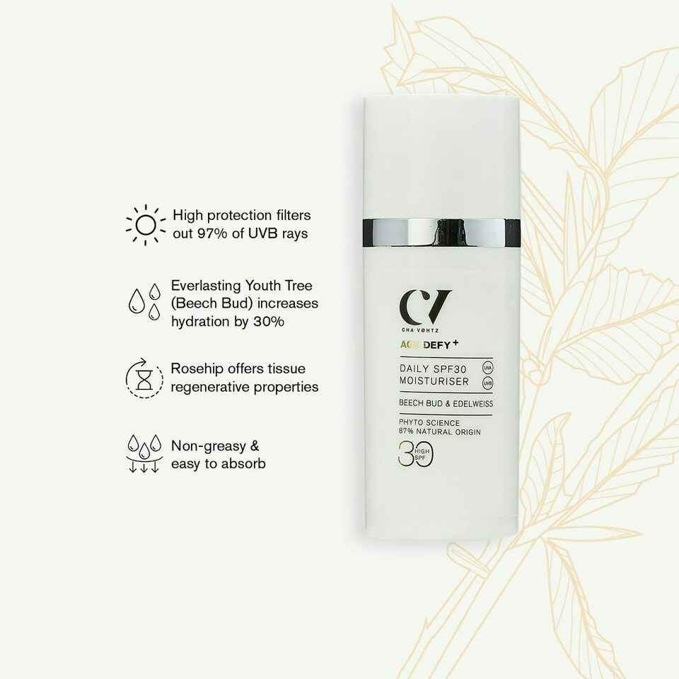 image 1 of Green People Age Defy+ Daily SPF30 Moisturiser - SPF Face Cream - Paraben & Alcohol Free - Vegan, 30ml