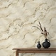 image 3 of Aurelian Marble Wallpaper in Cream & Gold Cream