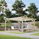 image 3 of Premium Pergola and Decking Kit - Wood - L300 x W300 x H270 cm - Light Green