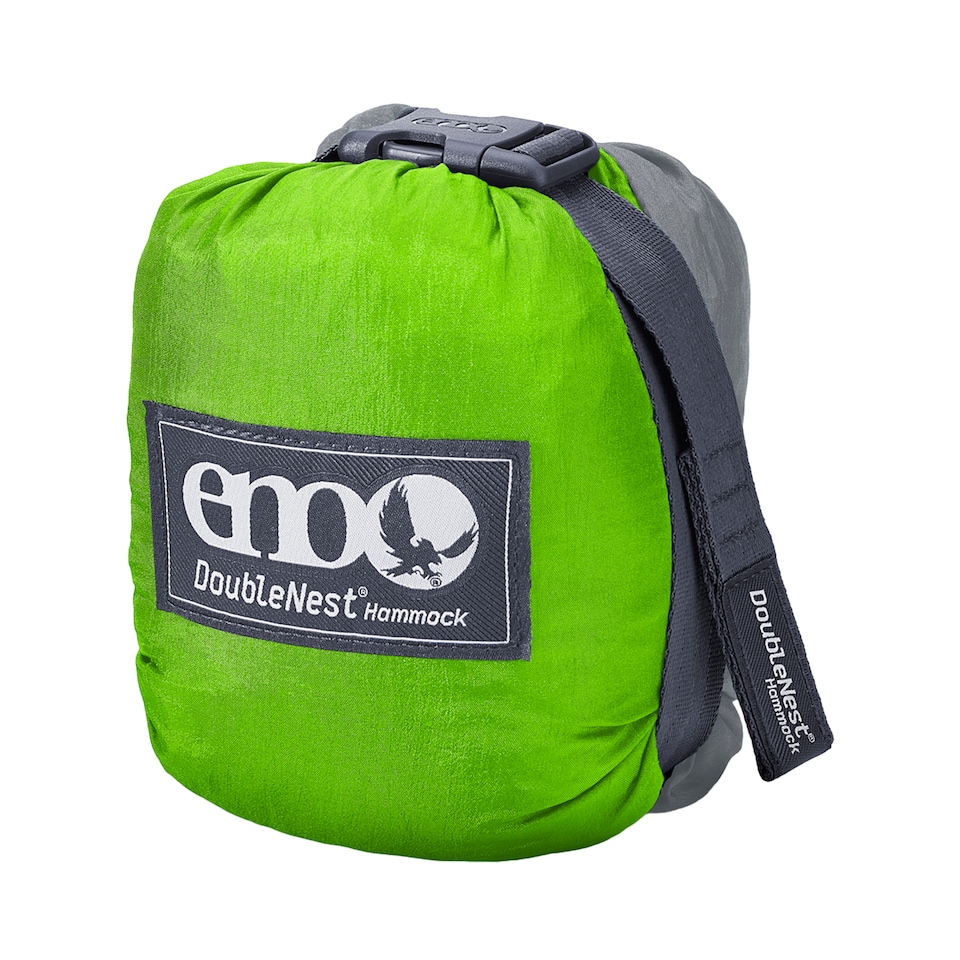 image 1 of DoubleNest Hammock - Lightweight Durable Portable Camping Hammock | Grey | Light Grey