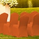 image 9 of Chair Cover Spandex Polyester Stretch Fabric Dining Slipcovers - 10pcs