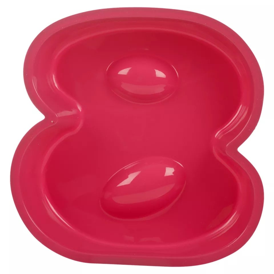 image 1 of Silicone Baking Number Cake Mould | Pink | Number: 8 | 1