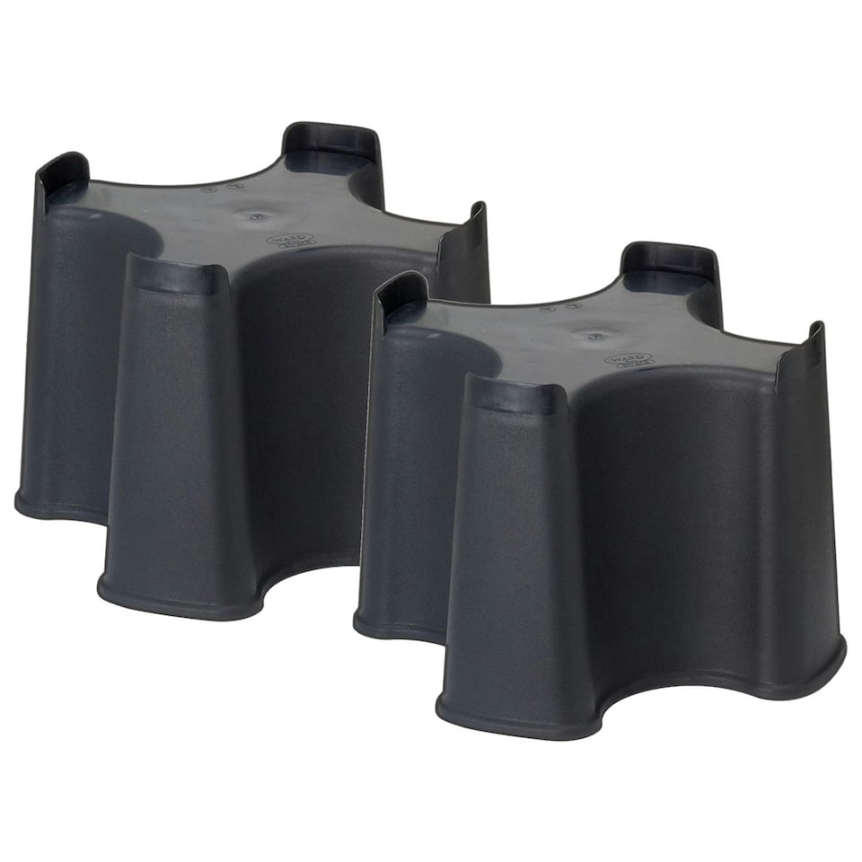 image 1 of Weather Resistant Black Slimline Water Butt Stand For 100L Rainwater Collectors