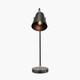 image 2 of Black and Brushed Brass Task Table Lamp Black | Gold