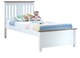 image 1 of 3ft Single Pure white,wood,wooden low foot end, bed frame.Shaker style
