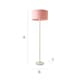 image 7 of ValueLights Charlie White Stem Floor Lamp Blush Pink Shade Pink