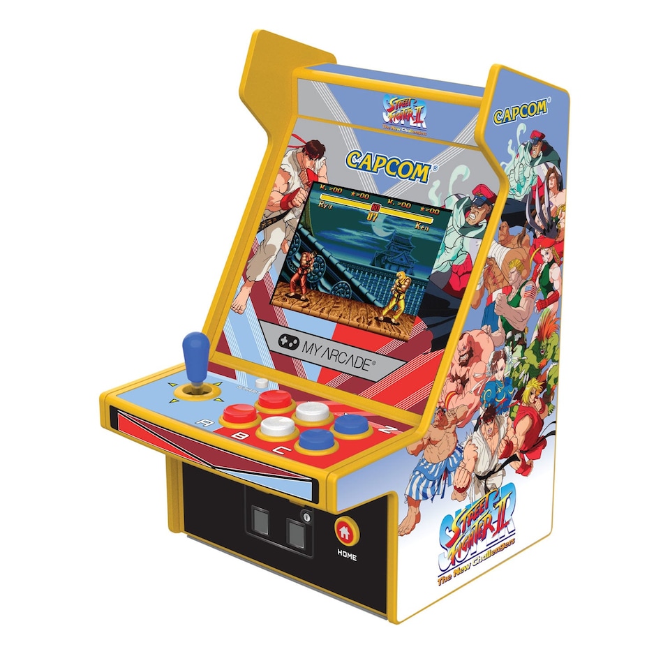 image 1 of Super Street Fighter II Micro Player Pro 6.7" Portable Retro Arcade (2 Games in 1)