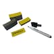 image 6 of Pack of 75 Yellow Magnetic Strip Name Tag Labels