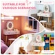 image 8 of AIYAPLAY Kids Vanity Table and Chair Set, 2 in 1 Children Dressing Table with 3-Colour LED Lights Mirror, Drawer, Storage Boxes, Girls Makeup Desk Set for 3+ Years, for Playroom, Bedroom, White