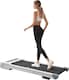 image 1 of Strongology MOTIONIC WHITE Home and Office Ultra Quiet Adjustable Speed 1-8km/h Slimline 2.5HP Bluetooth Treadmill with LED Display - Fully Assembled