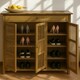 image 4 of Large 4 Tier Wooden Shoe Storage Cabinet Organiser Brown Brown | One Size