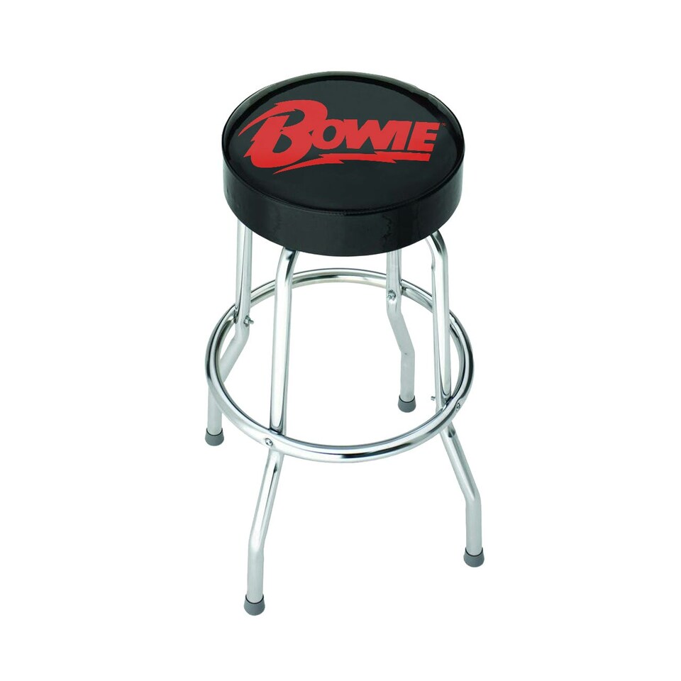 image 1 of Rocksax David Bowie Bar Stool - Aladdin Sane Black
