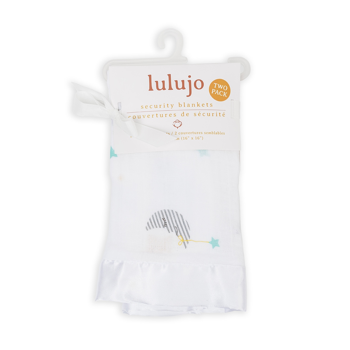 Lulujo Muslin Security Comforter Blanket 2 pack - Dreamland