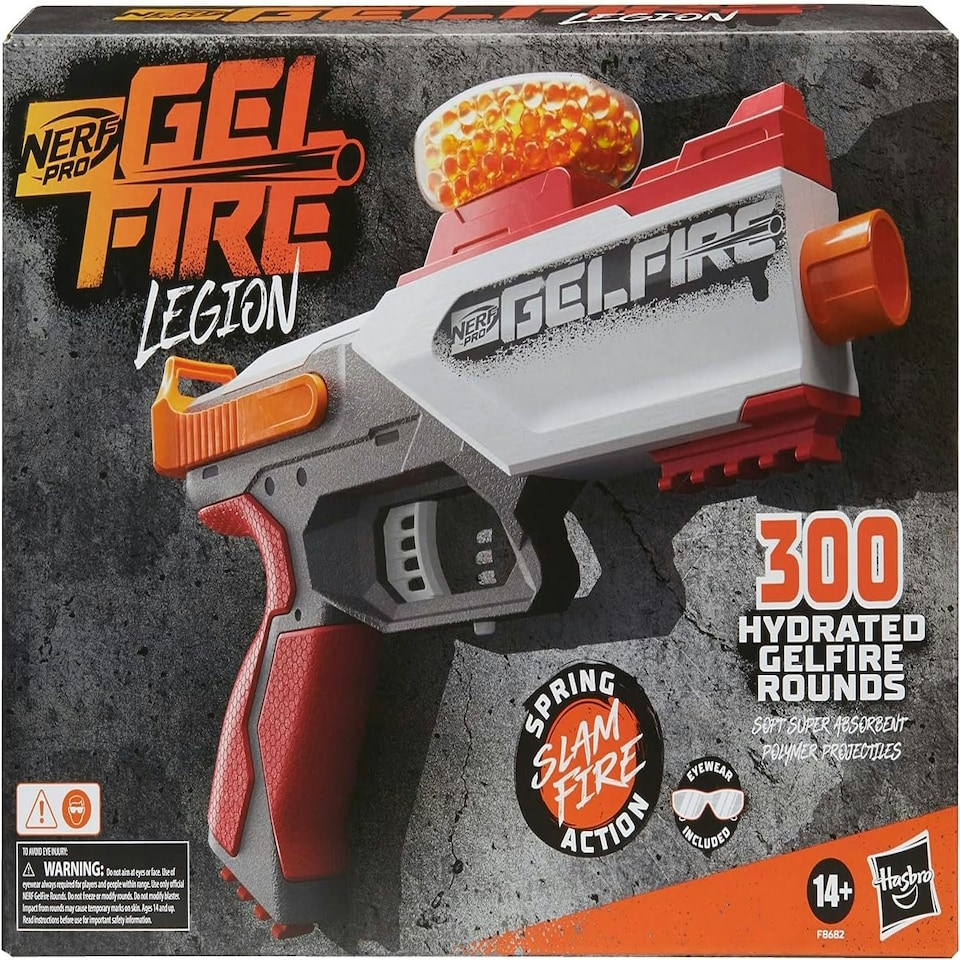 image 1 of NERF Pro - Gelfire Legion Blaster &  300 Hydrated Gelfire Rounds