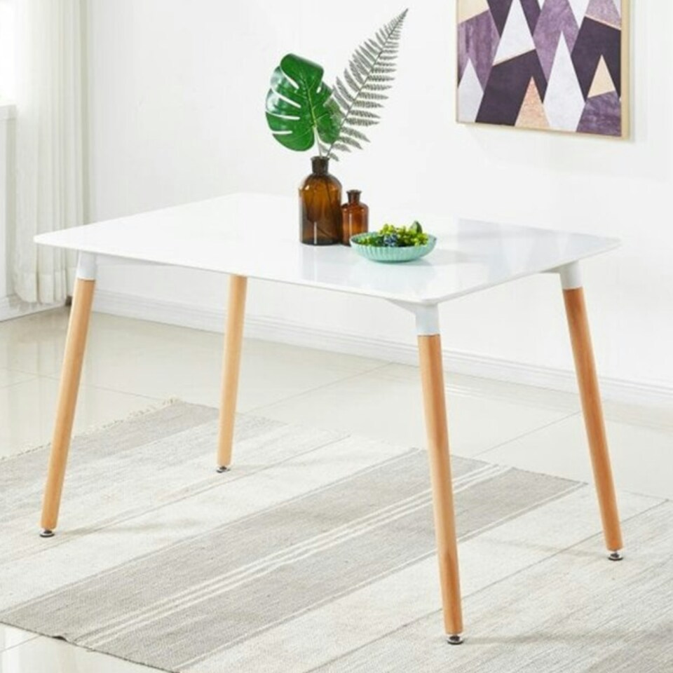image 1 of Halo 4 or 6 seating Dining Table Single, White White