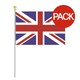 image 1 of Union Jack Flag (Pack of 12) - Blue/Red/White - One Size