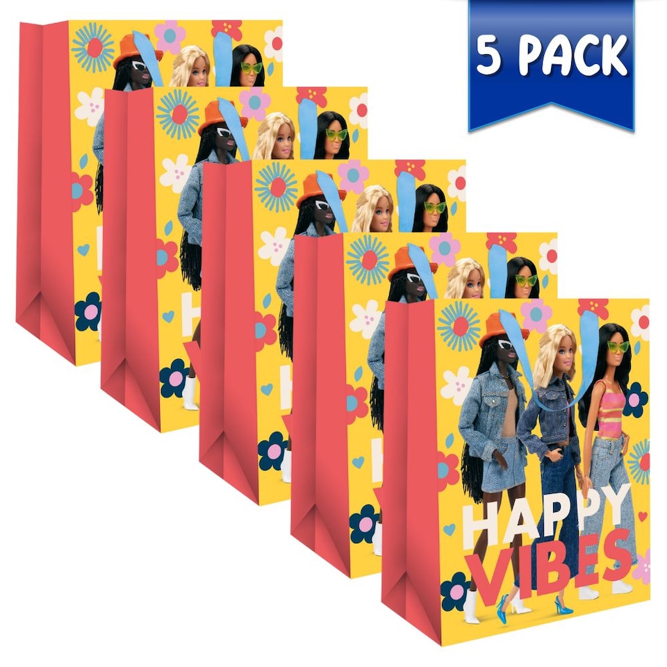 image 1 of Barbie Multipack of 5 Gift Bags